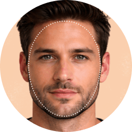 Oval face shape