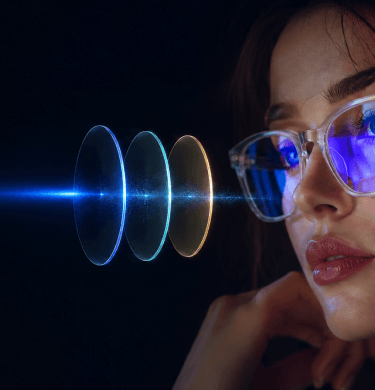 Blue light blocking glasses