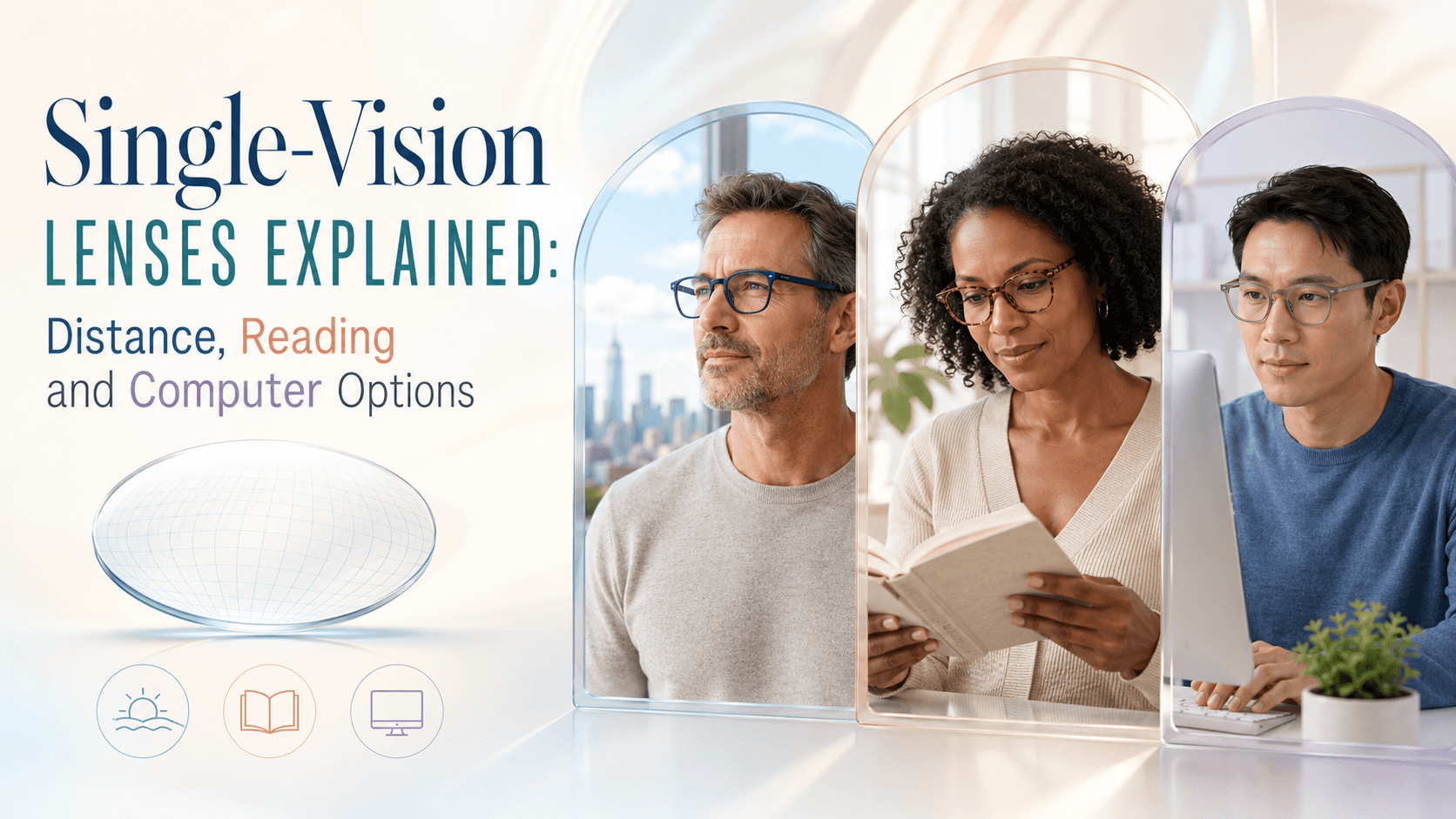 Single-Vision Lenses Explained: Distance, Reading and Computer Options