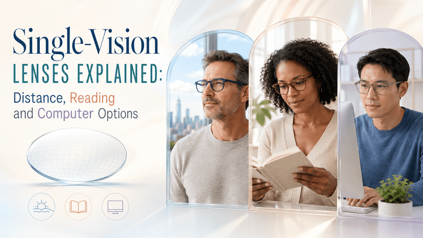 Single-Vision Lenses Explained: Distance, Reading and Computer Options