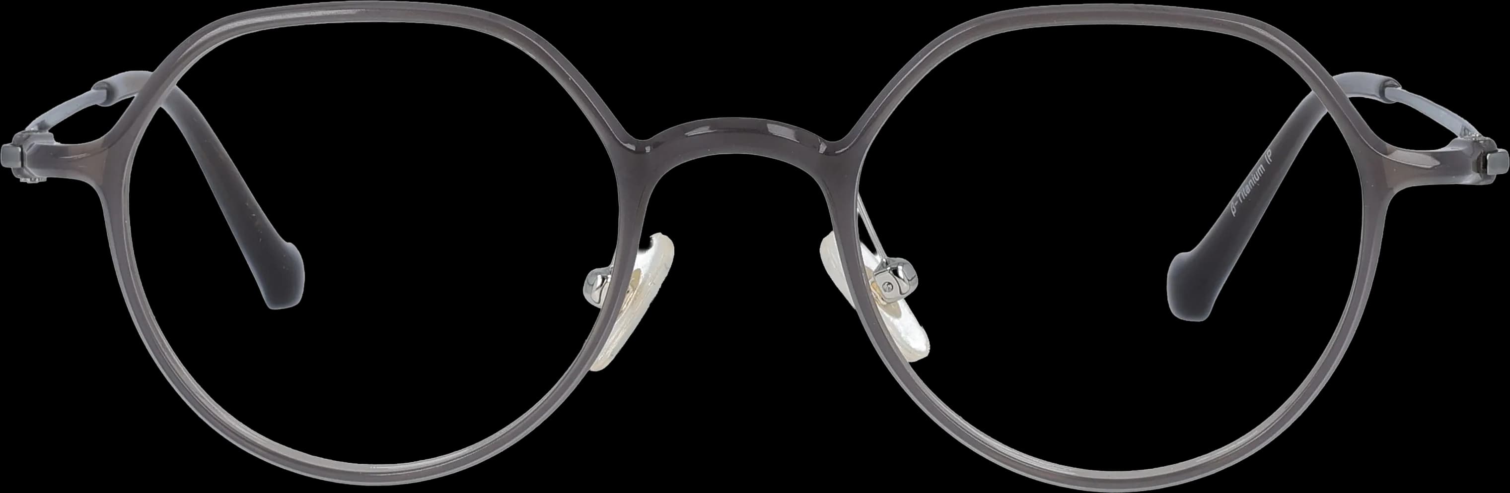 Grey Extra Small optical frame front view with arms open