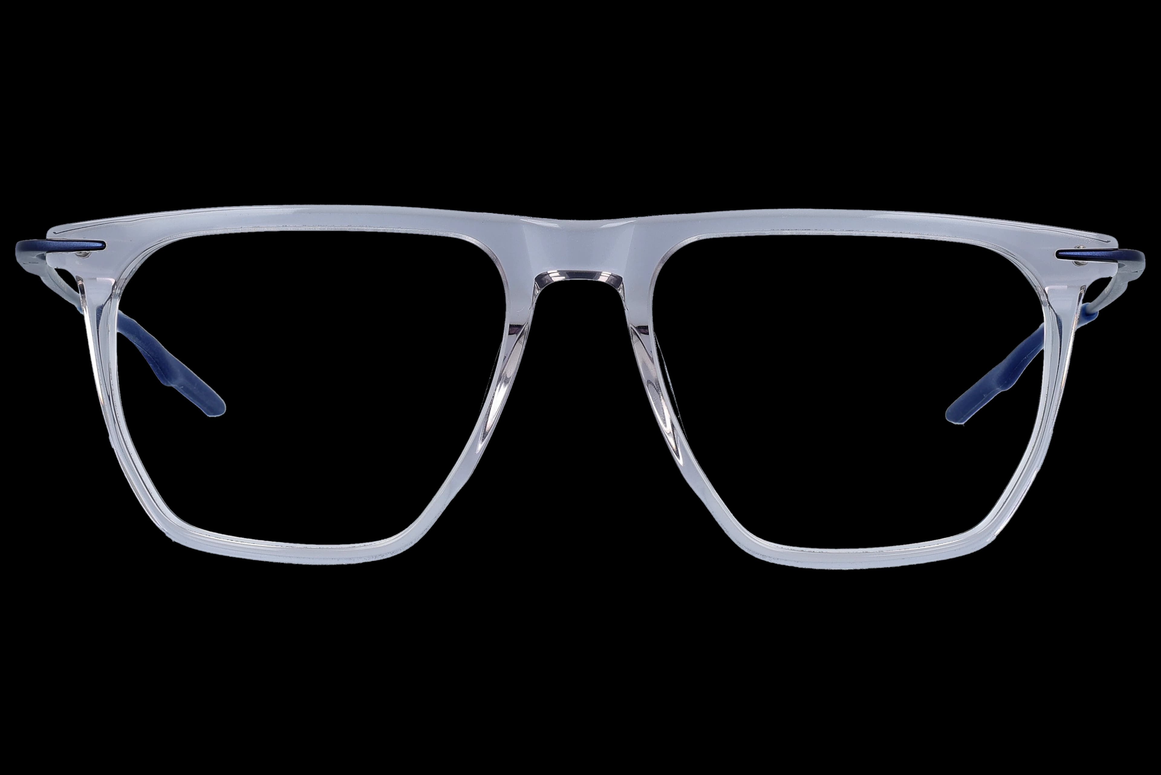 Square Eyeglasses RL1354 Grey Medium optical frame front view with arms open