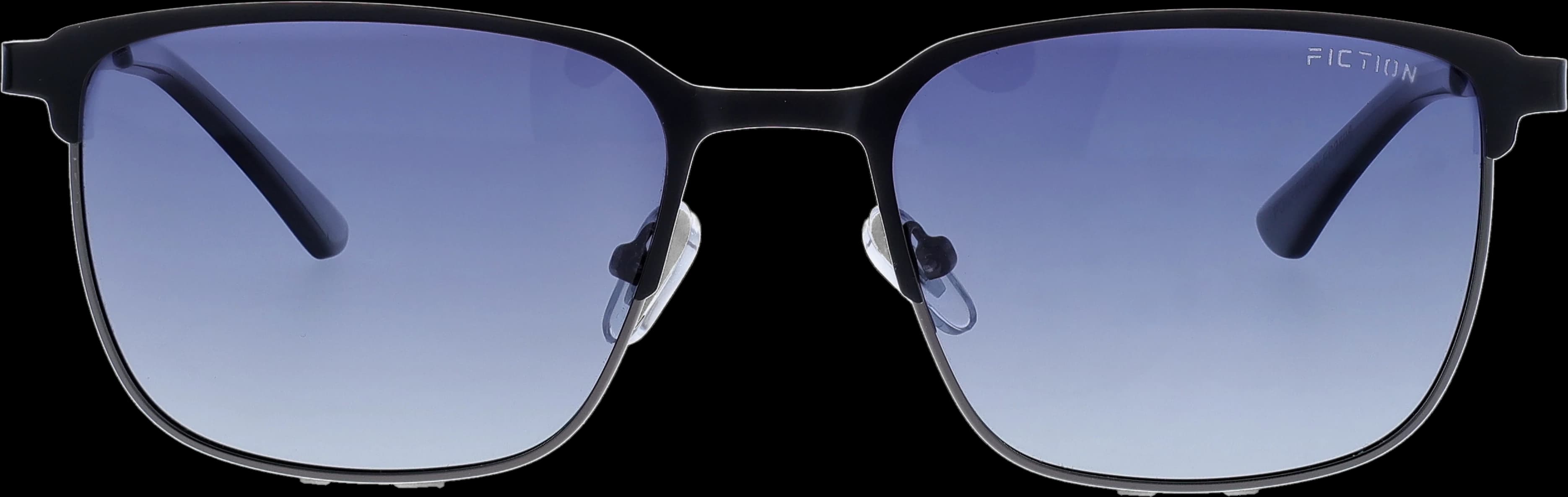 Black Large optical frame front view with arms open