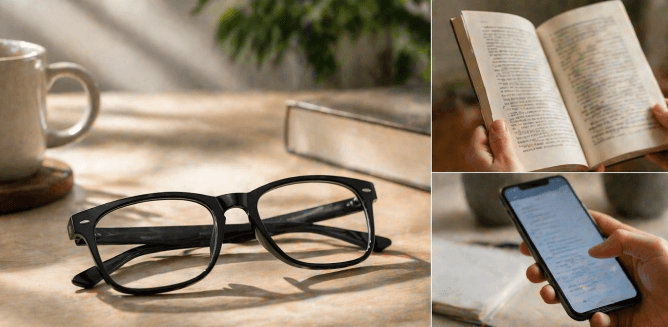 Tips for using reading glasses
