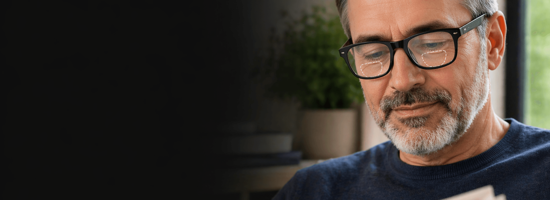 Bifocal glasses