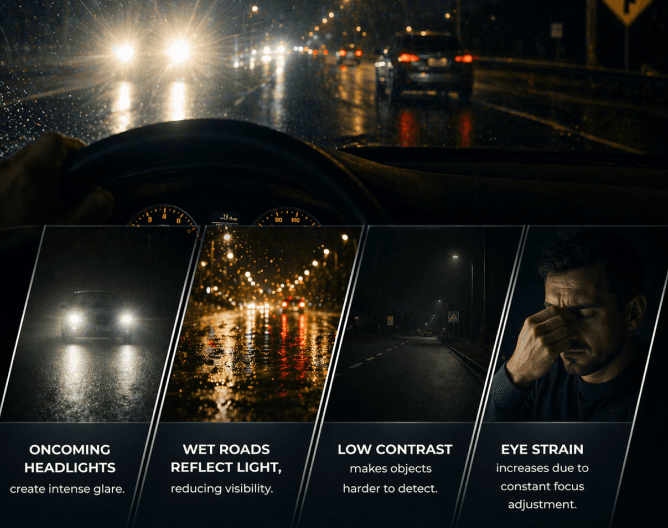 Why night driving feels difficult