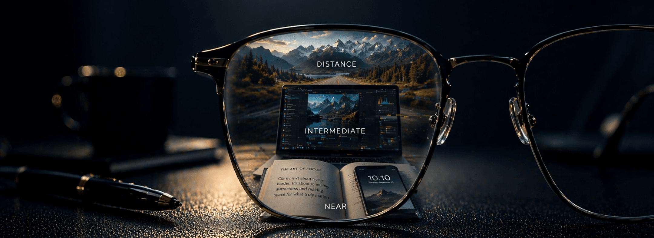 Progressive eyeglasses