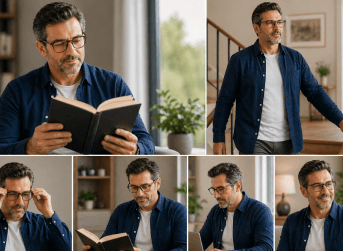 Adjusting to bifocal glasses