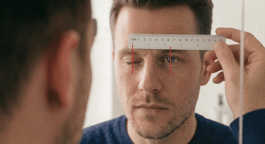 Step 4: Now close your left eye and open your right eye