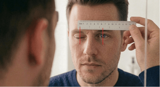 Step 4: Now close your left eye and open your right eye