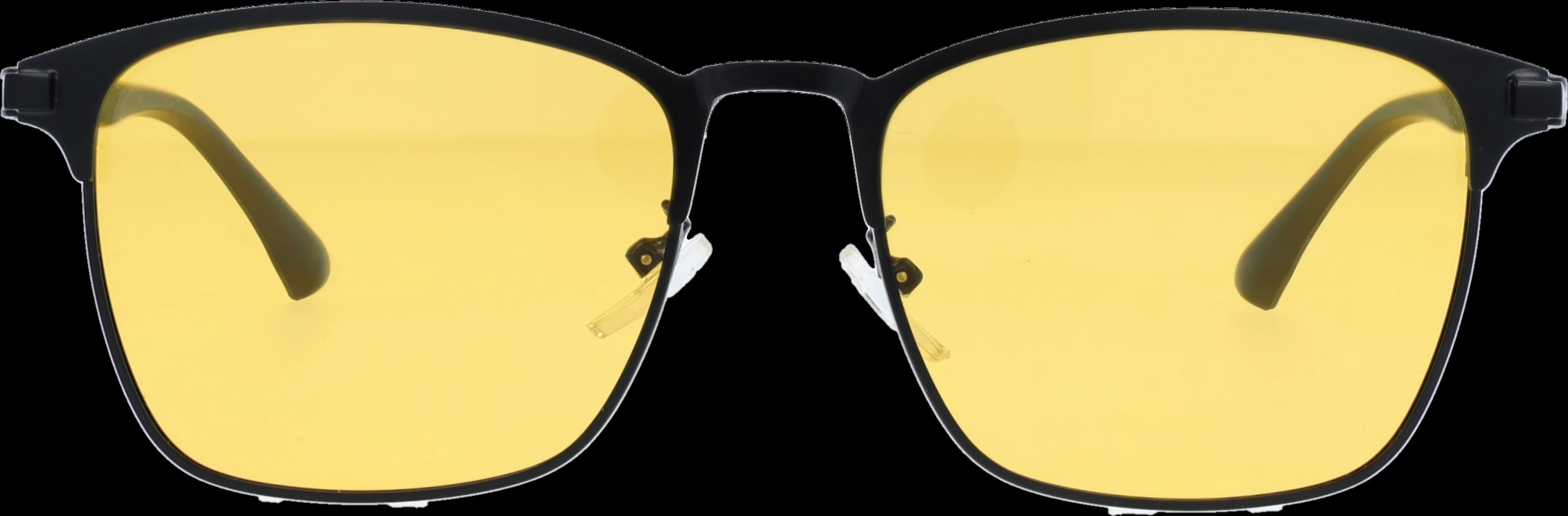 Black Extra Large optical frame front view with arms open