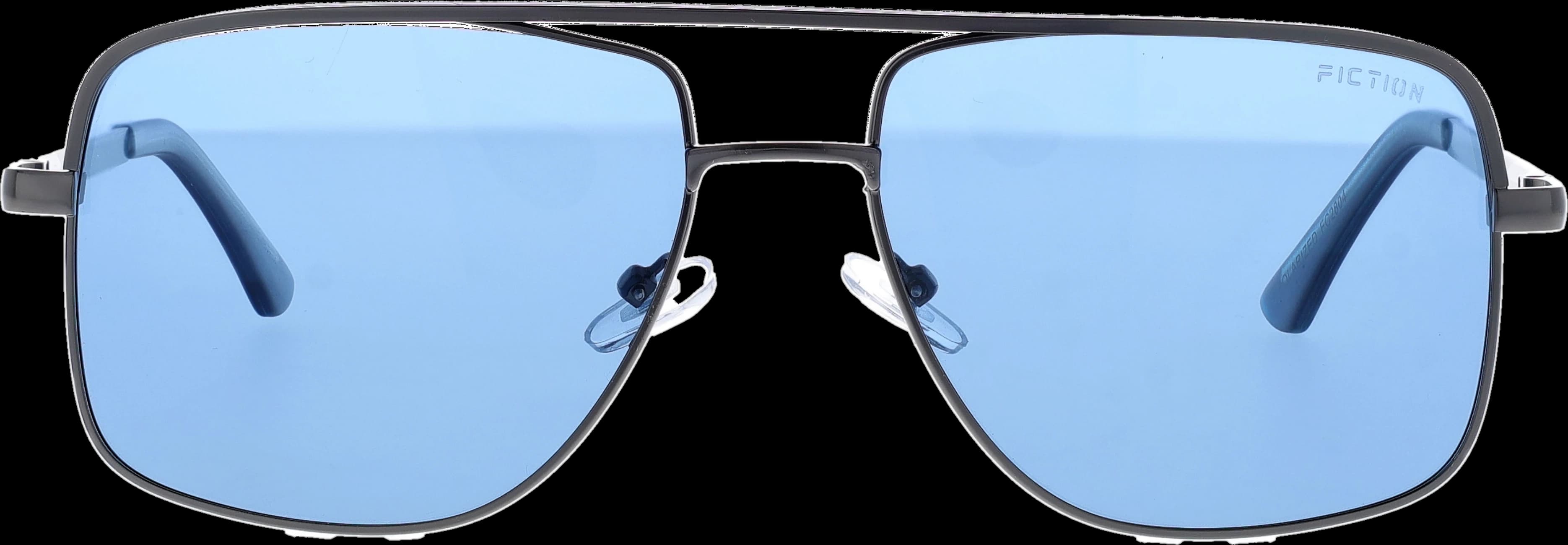 Neptune Blue Extra Large optical frame front view with arms open