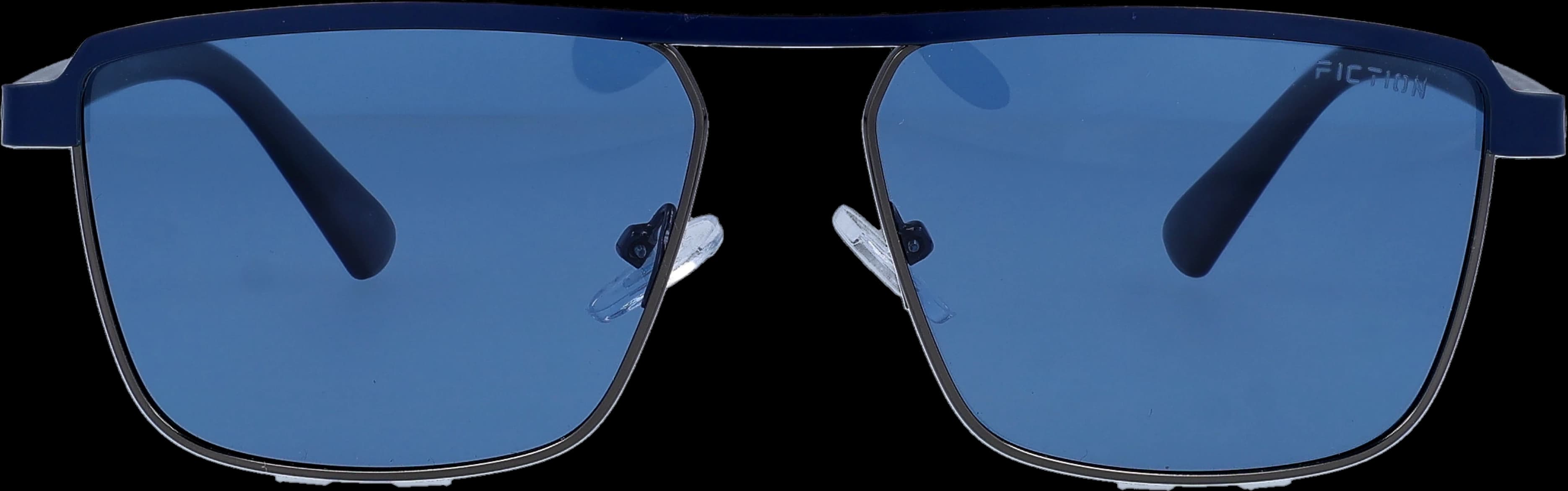 Black Medium optical frame front view with arms open