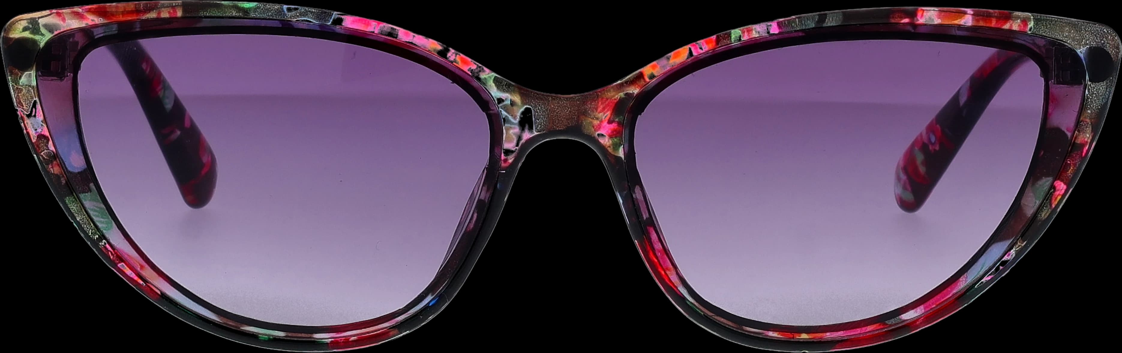 Light Pink Tortoise Large optical frame front view with arms open
