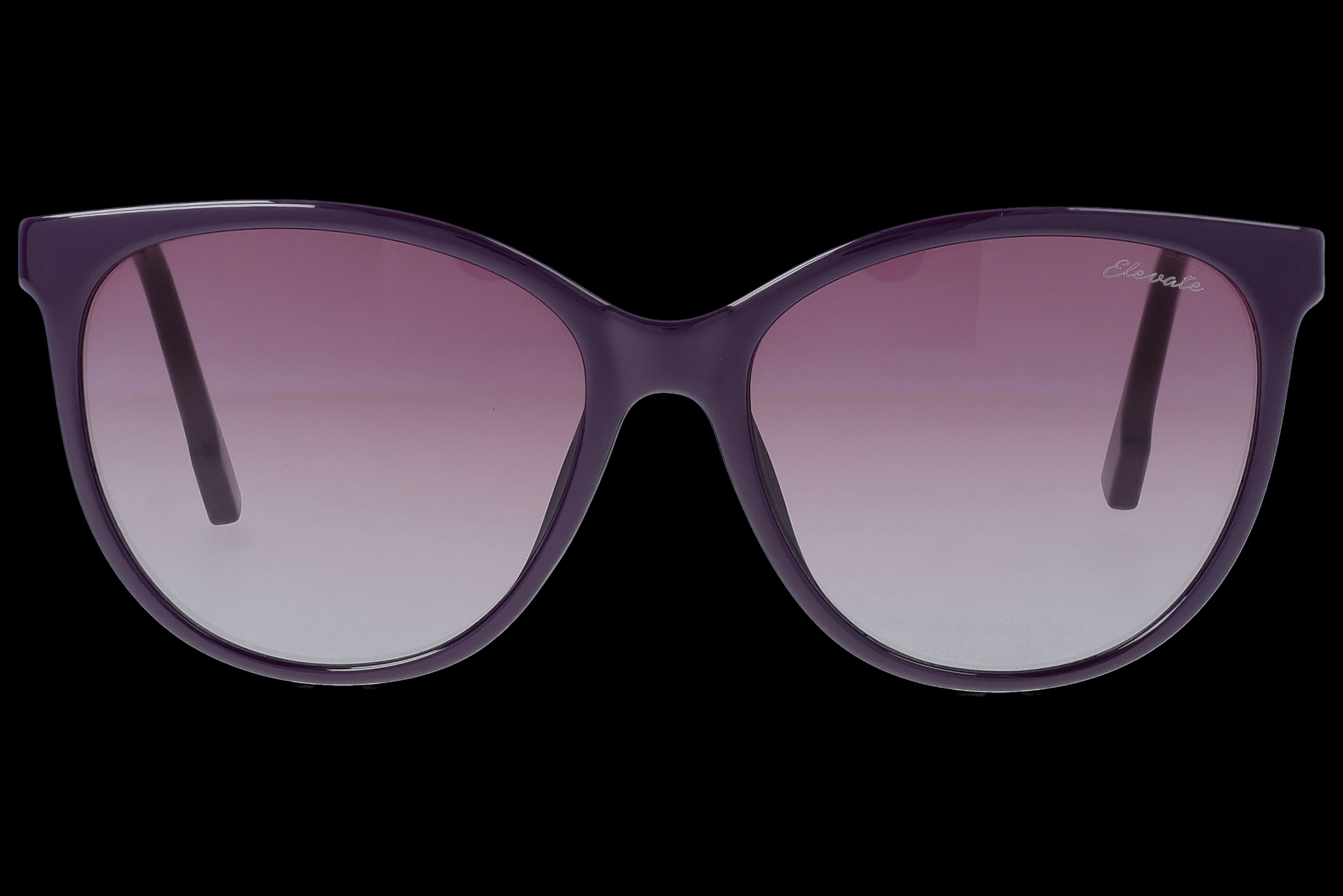 purple Medium optical frame front view with arms open