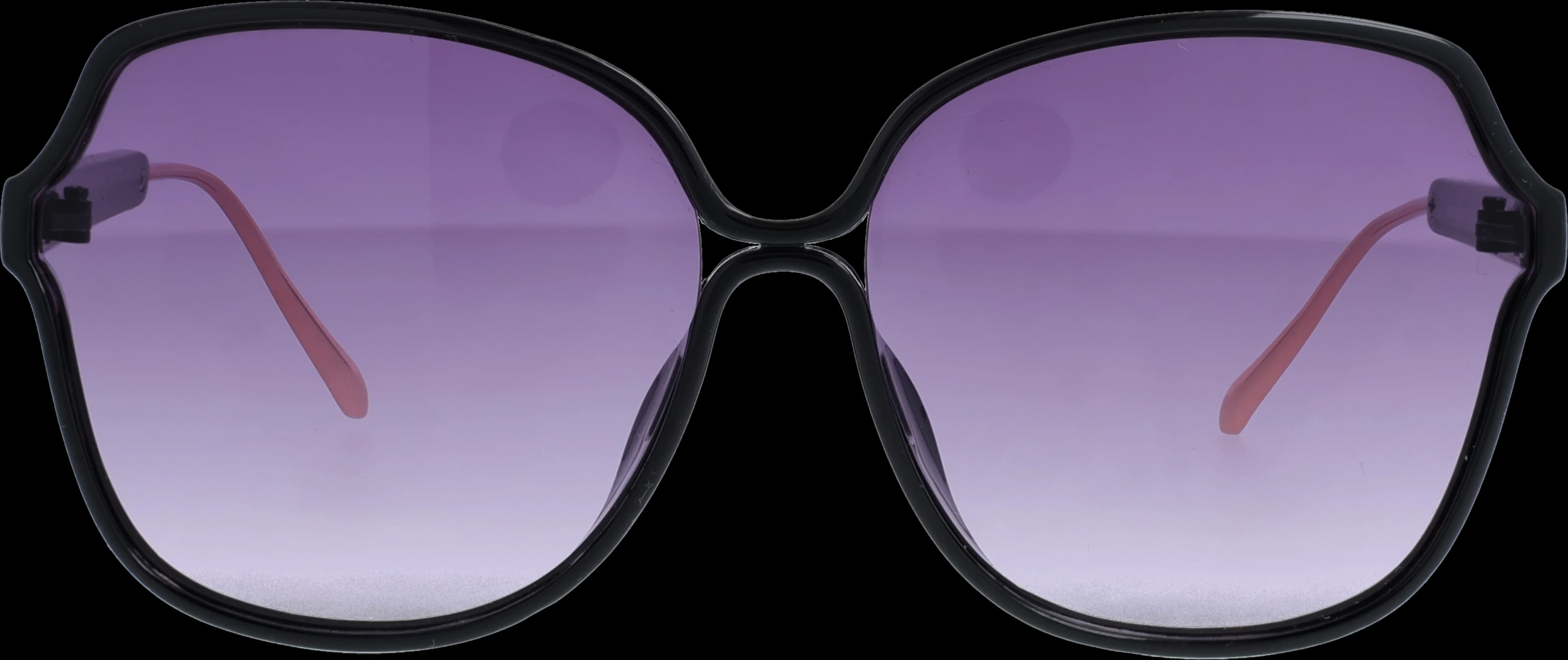 Black Large optical frame front view with arms open